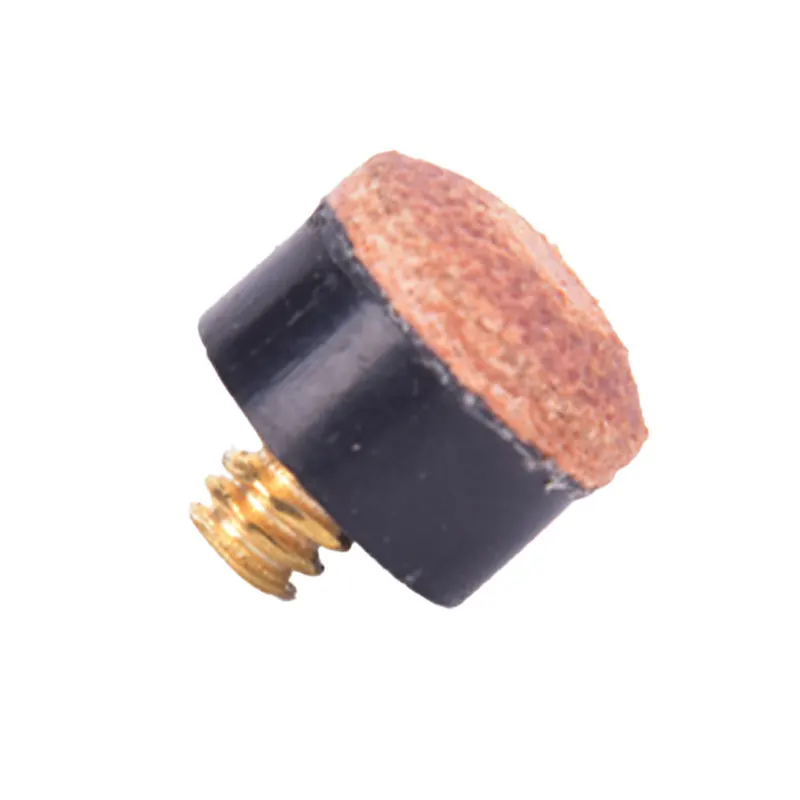 10-Pack Billiard Screw-On Pool Cue Tips & Ferrules - Replacement Set (10-13mm)