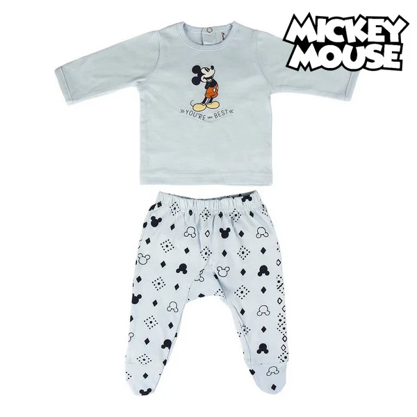 Baby Pyjamas Mickey Mouse Light Blue Aliexpress
