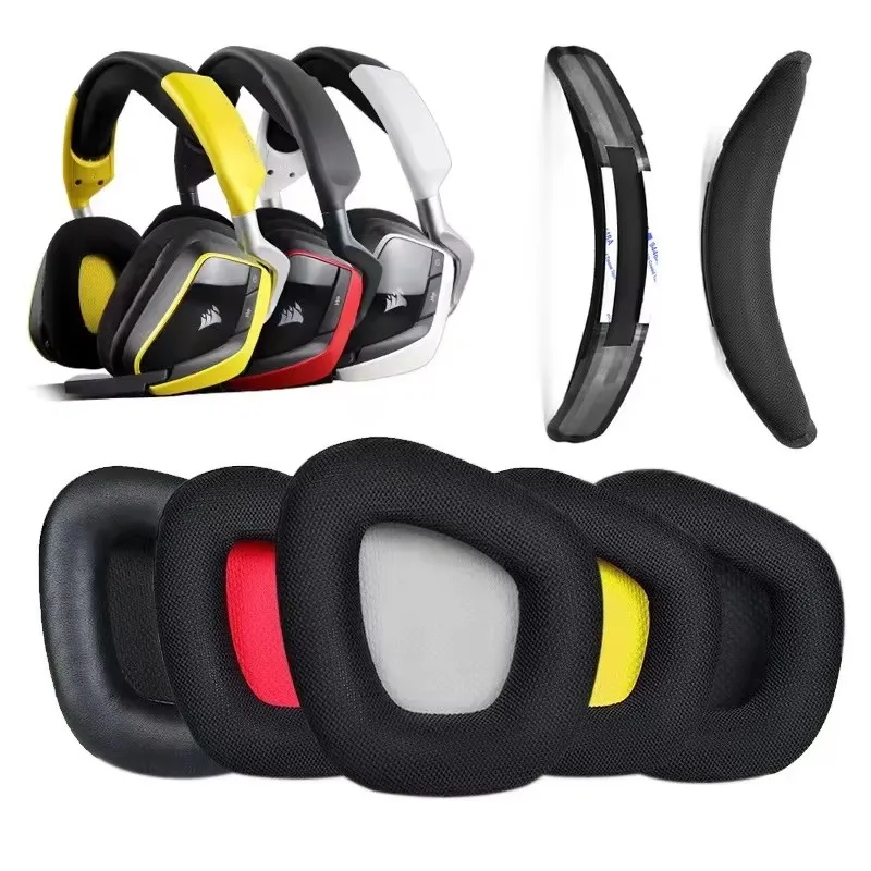 Earpads Replacement for Corsair Void/Void Pro/Void Elite/Surround Wired & Wireless RGB USB Gaming Headsets Earmuff Ear Pads Earpads Replacement for Corsair Void/Void Pro/Void Elite/Surround Wired & Wireless RGB USB Gaming Headsets Earmuff Ear Pads