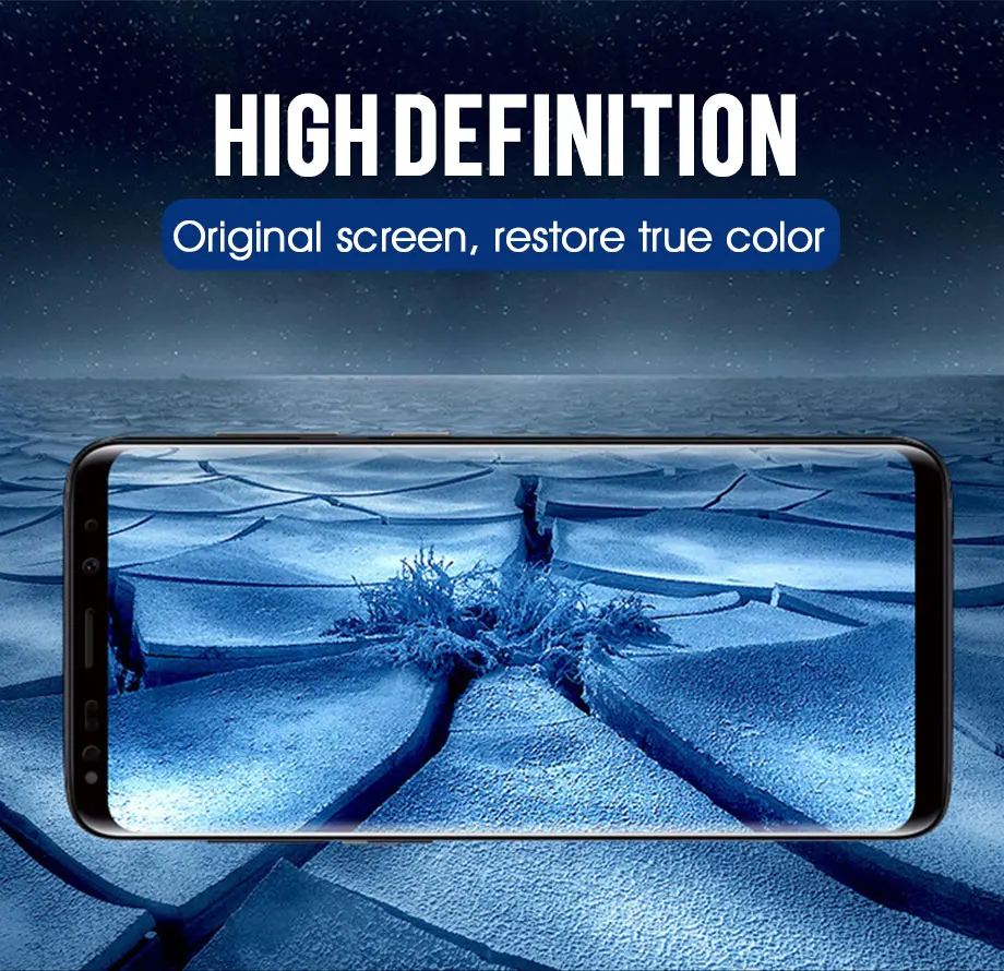 2 Stück voll gebogenes gehärtetes Glas für Samsung Galaxy Note 9 8 S9 S8 Plus Displayschutzfolie auf Samsung S7 S6 Kantenschutzfolie – Detail 8