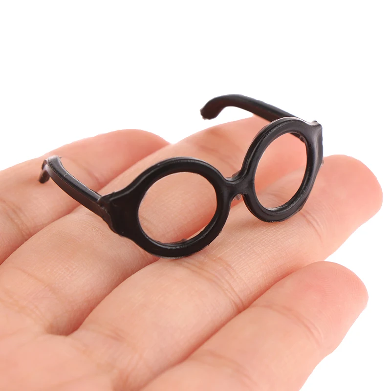 20Pcs Retro Metal Round Doll Glasses Frame Lensless Miniature Eyewear Great Collection Cool Eyeglasses For Blythe Doll Accessori