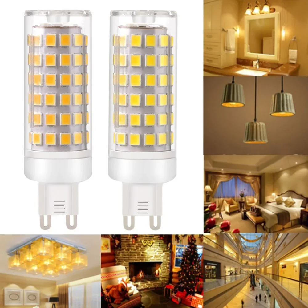 Description Picture 5 of itemG9 E11 E12 E14 E17 BA15D LED Bulb Lamp 220V-240V Mini Corn Bulb Light 2835SMD 360 Beam Angle Replace Halogen Chandelier Lights