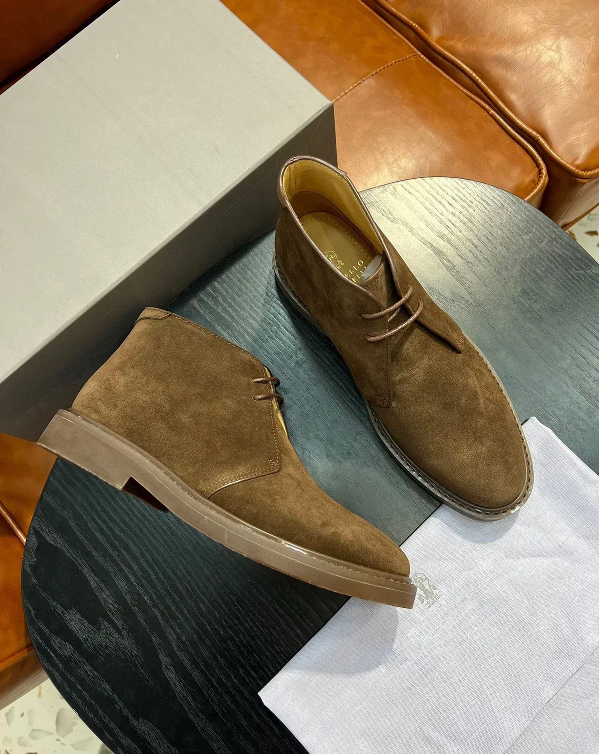 BILLIONAIRE BLSK CPRT Shoes Cowhide Boots 2025 new casual high quality comfortable Tie rope Men‘s European big size 39-46 5