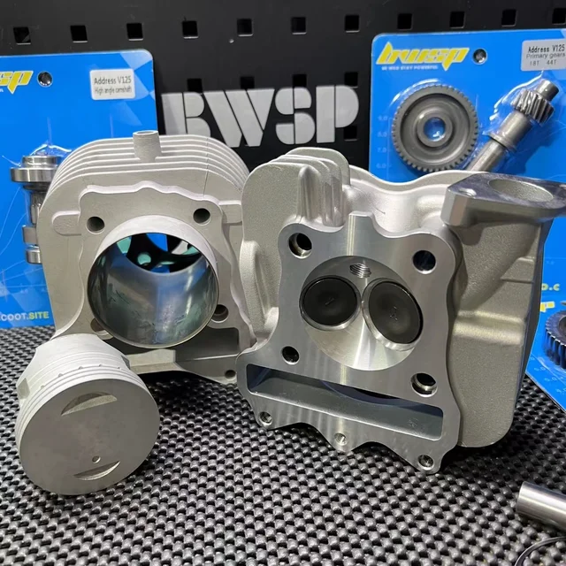 アドレスv125 ビッグバルブ シリンダーヘッド Yahoo!オークション - 新品未使用 アドレスV125 ビッグバルブ