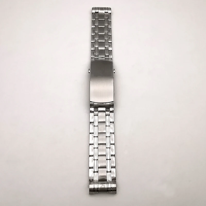 Miglior Accessorio, 20Mm 316L In Acciaio Inossidabile Argento Colore Orologio Braccialetto Cinturino Catena Per Seamaster Diver 300M, Parti Di Orologi