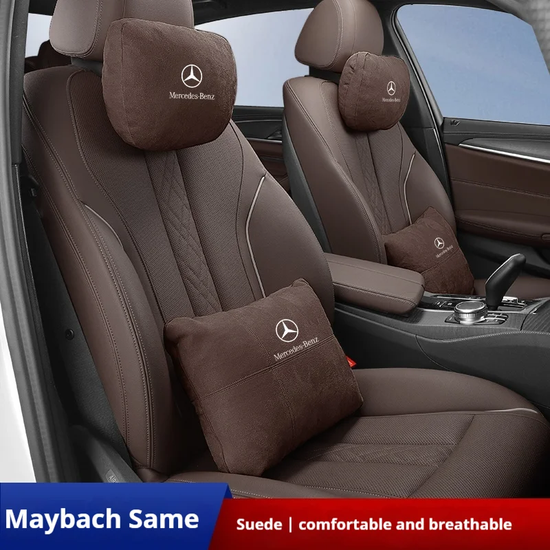 For Mercedes-Benz A C E S V Class AMG SLK SL Vito GLA GLK Sprinter GLC Car Headrest Lumbar Rest Cushion Neck Support Neck Pillow