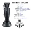 KM2296 Kemei Original Professional Rechargeable Hair Trimmer Adjustable Hair Clipper USB Carving Barber Salon