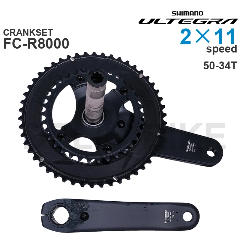パーツ SHIMANO ULTEGRA FC-R8100 50-34T 165mm Sc91b598326d44551a585f85f47b4c