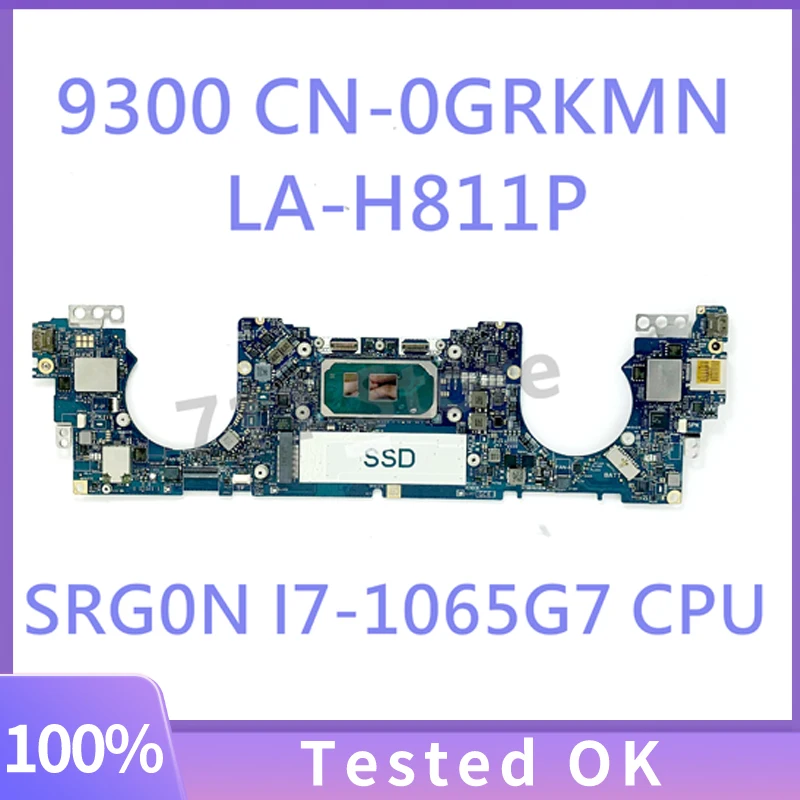 

CN-0GRKMN 0GRKMN GRKMN 8GB W/SRG0N I7-1065G7 CPU Mainboard For DELL XPS 13 9300 Laptop Motherboard FDQ30 LA-H811P 100% Tested OK