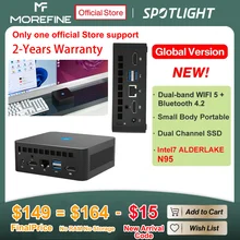 Newest Intel 7 Alder Lake N95 MINI PC WiFi 5 BT 4.2 DDR4 32G 1TB NVME Windows 10 Pro Mini Computer Dual Channel SSD Portable Pc
