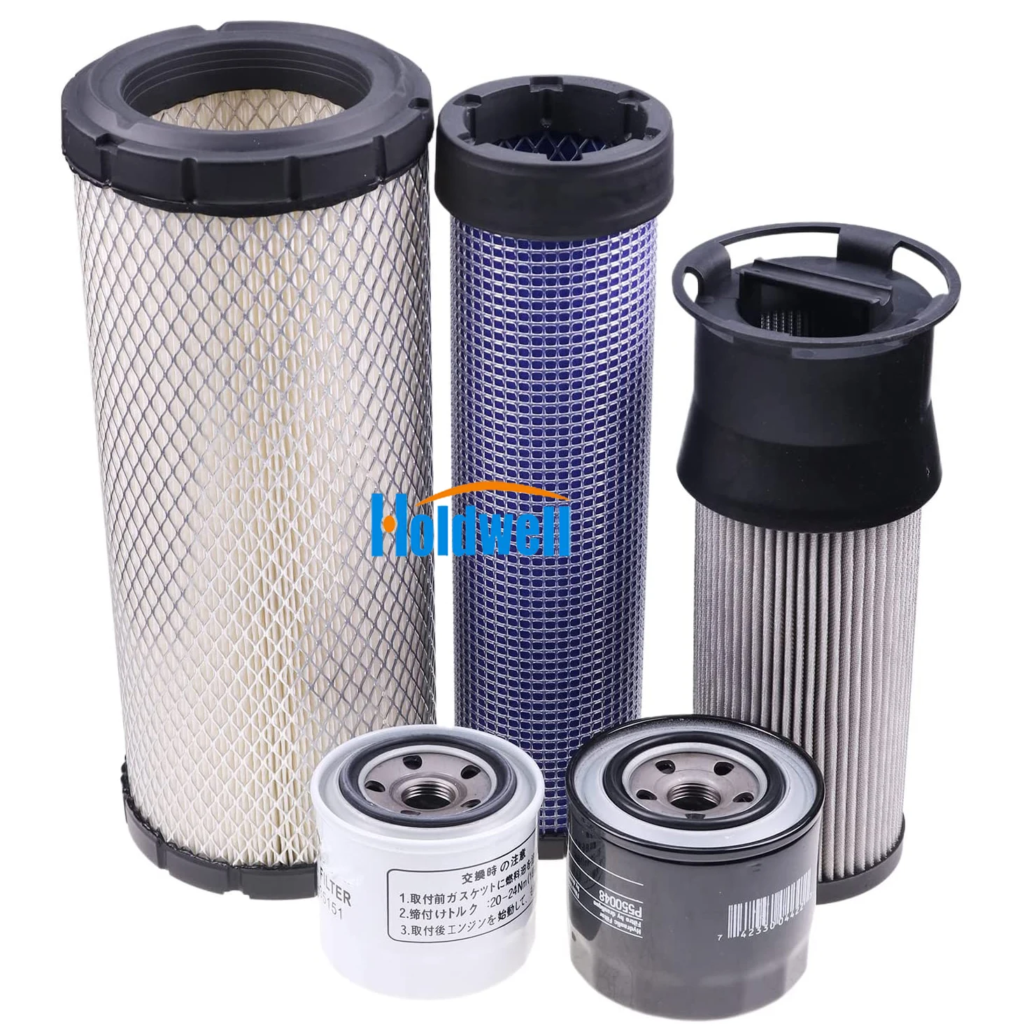 

Holdwell Filter Kit LVA21202 for John Deere Compact Tractor 3120 3320 3520 3720 4105