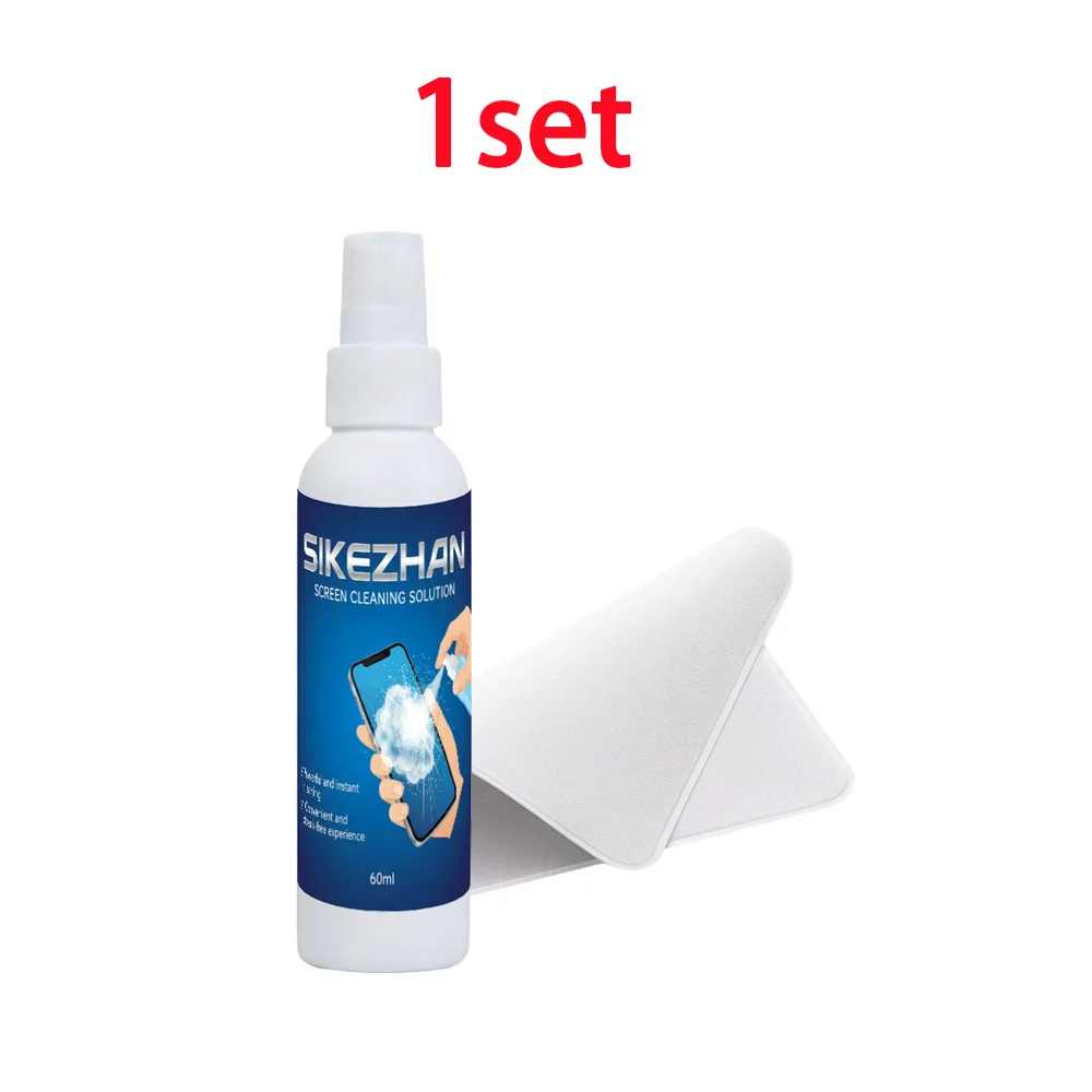 Premium Screen Cleaner Kit - 6-in-1 Professional Solution, Streak-Free, Fast-Drying, Safe & Efficient