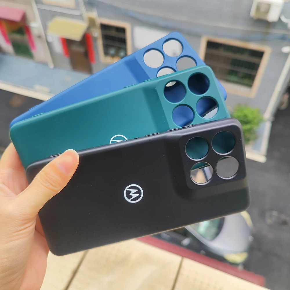 Liquid Silicone Shockproof Cover - Signature Case for Motorola Edge & Moto G Series