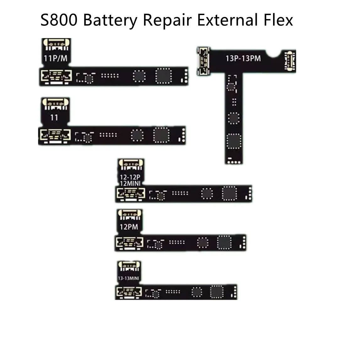 Recupero Batteria Flex Esterno Compatibile S800/R200/S300 Tester Lcd Per Iphone 11 12 13 14 Pro Max/Mini Riparazione Dati Batteria