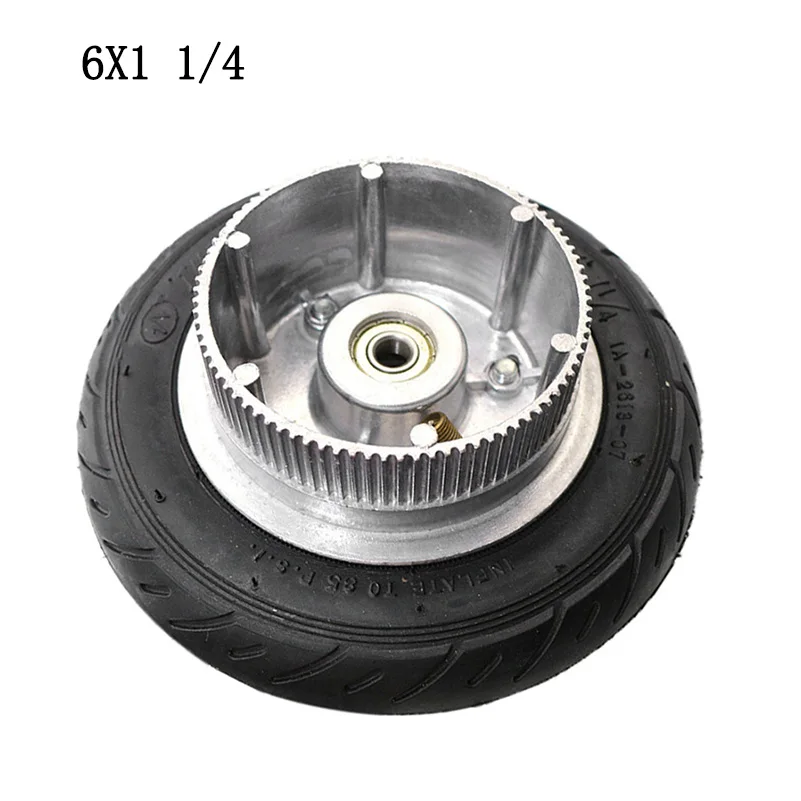 

Super 150MM Wheel Aluminium Hub 6x1 1/4 tyre wheel Inner Tube Electric Scooter 6 Inch Pneumatic Tire scooter belt size