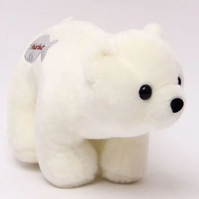 25cm Children Stuffed Toys Cartoon Polar Bear Shaped Doll Throw Pillow Plush Toys Nice Gift for Kids Adults 3