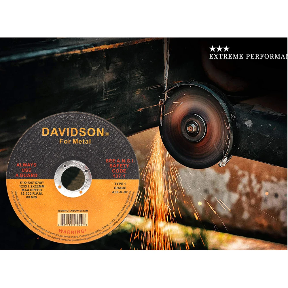 75/115/125mm Metal Cutting Disc Resingrinding Wheel Disc Angle Grinder Saw Blade for Metal Iron Pvc Stainless Steel Cutting 5-50