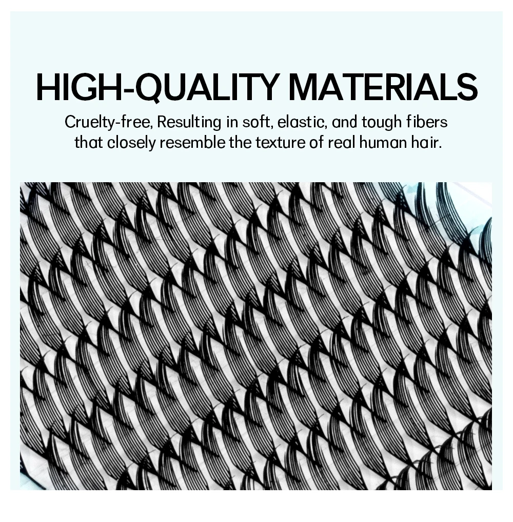 Pestañas NATUHANA Comic Spire, Curvatura C y D, Efecto Anime, Pestañas Suaves de Manga, Abanicos Preformados, Volumen Individual, Herramientas de Cosplay