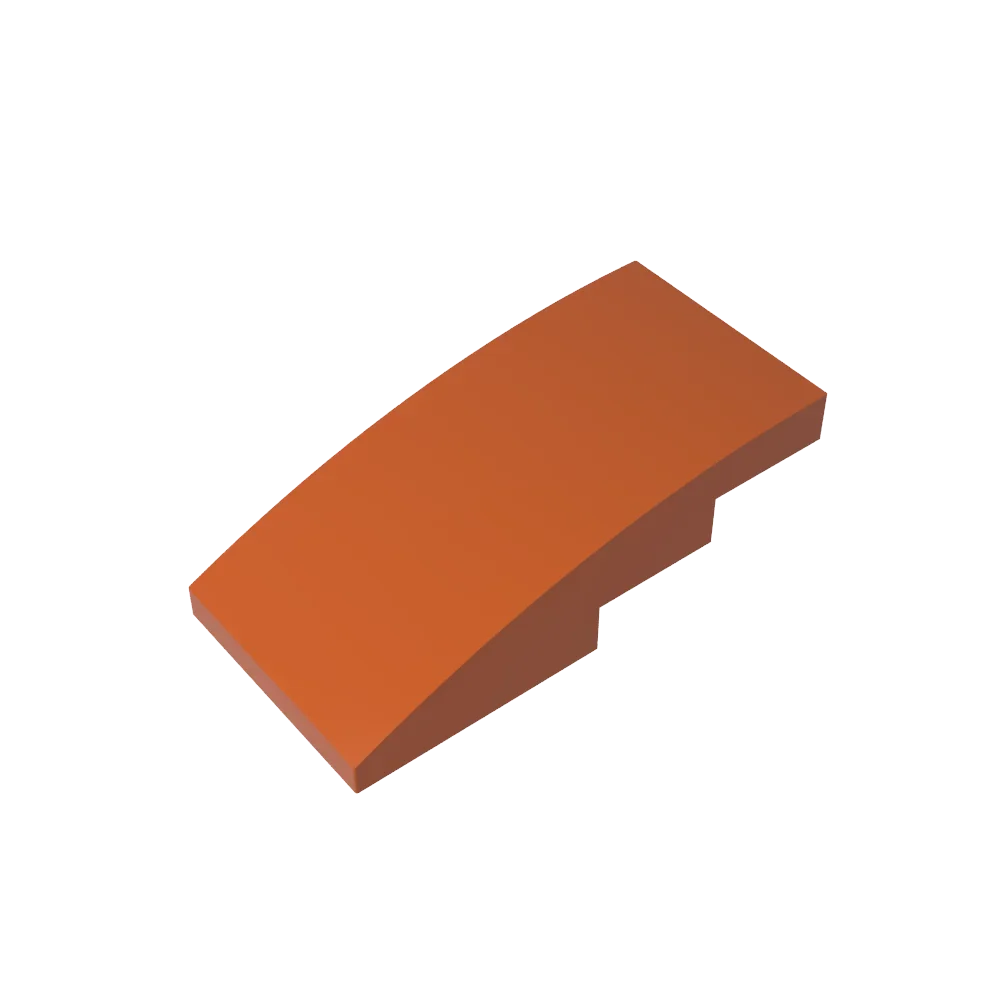 Building Block Toys Building Block Accessories 1 Pcs MOC Slope Curved 4 x 2 No Studs Brick Compatible With 93606 Model Building Blocks Parts Children Assembly Toys