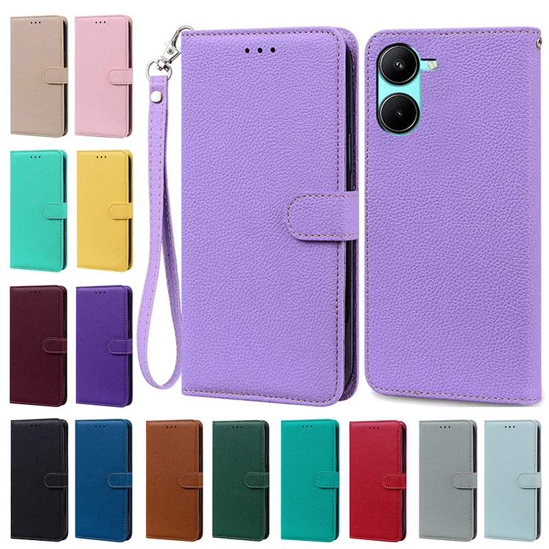 

For OPPO Realme C33 Case C 33 6.5 inch RMX3624 Luxury Leather Wallet Flip Case for Oppo RealmeC33 Shockproof Back Cover Bumper