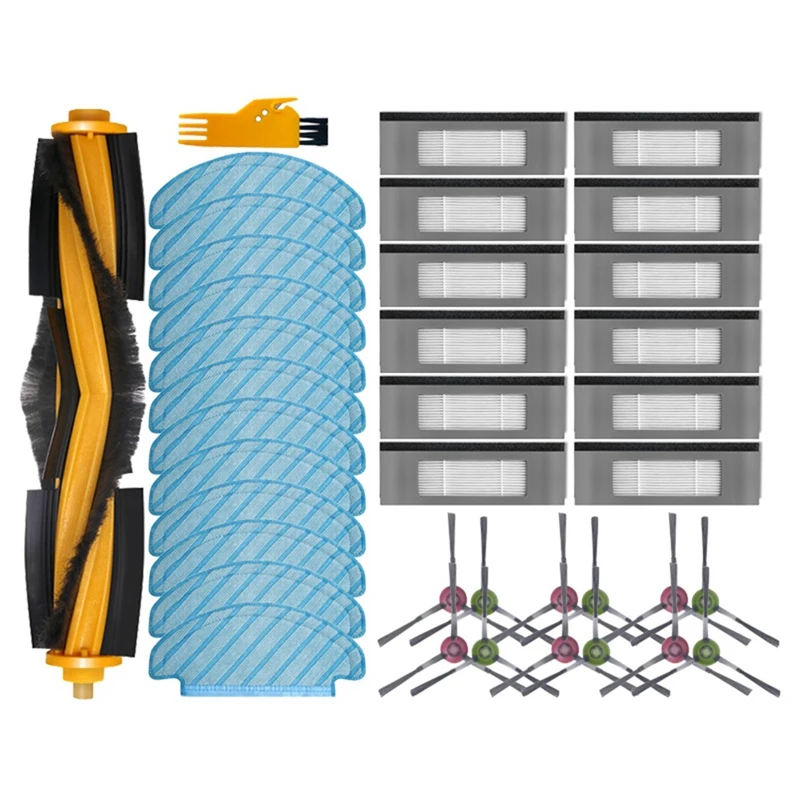 

For Ecovacs DEEBOT OZMO T8+ / T8 AIVI / T8 Max / N8 Plus / N8 Pro Main Side Brush Filter Mop Cloth Replacement Parts
