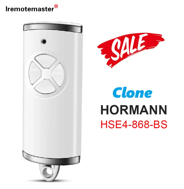 868MHz Handheld Transmitter Clone HSE4 868 BS Compatible with Hormann Bisecur Garage Door Remote Control HS1 HS4 HSE2-868-BS 1