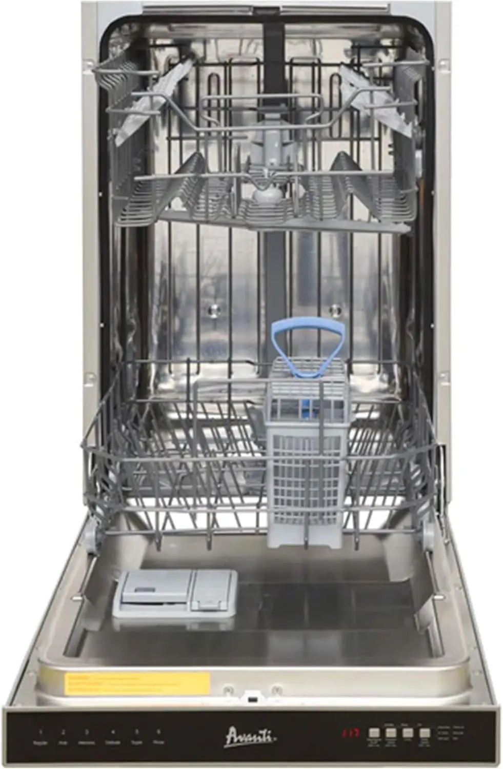 DWT18V3S Dishwasher 18-Inch Built in with 3 Wash Options and 6 Automatic Cycles, Stainless Steel Construction