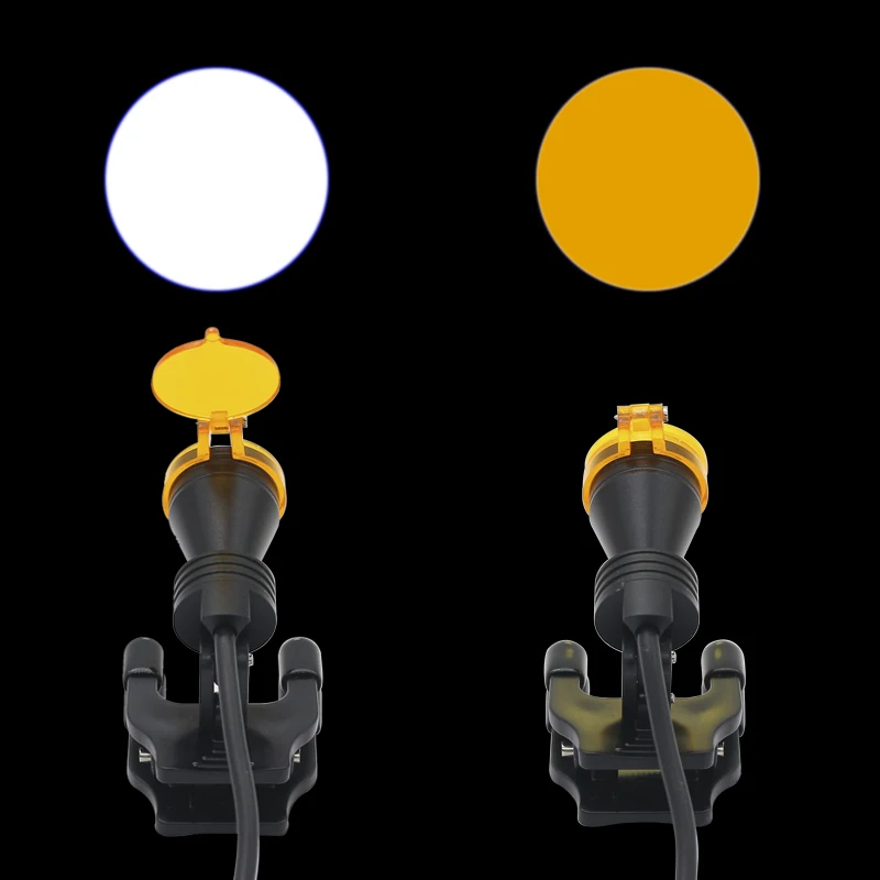 Рисунок 6 - Фонарь для стоматологической лупы с желтым фильтром