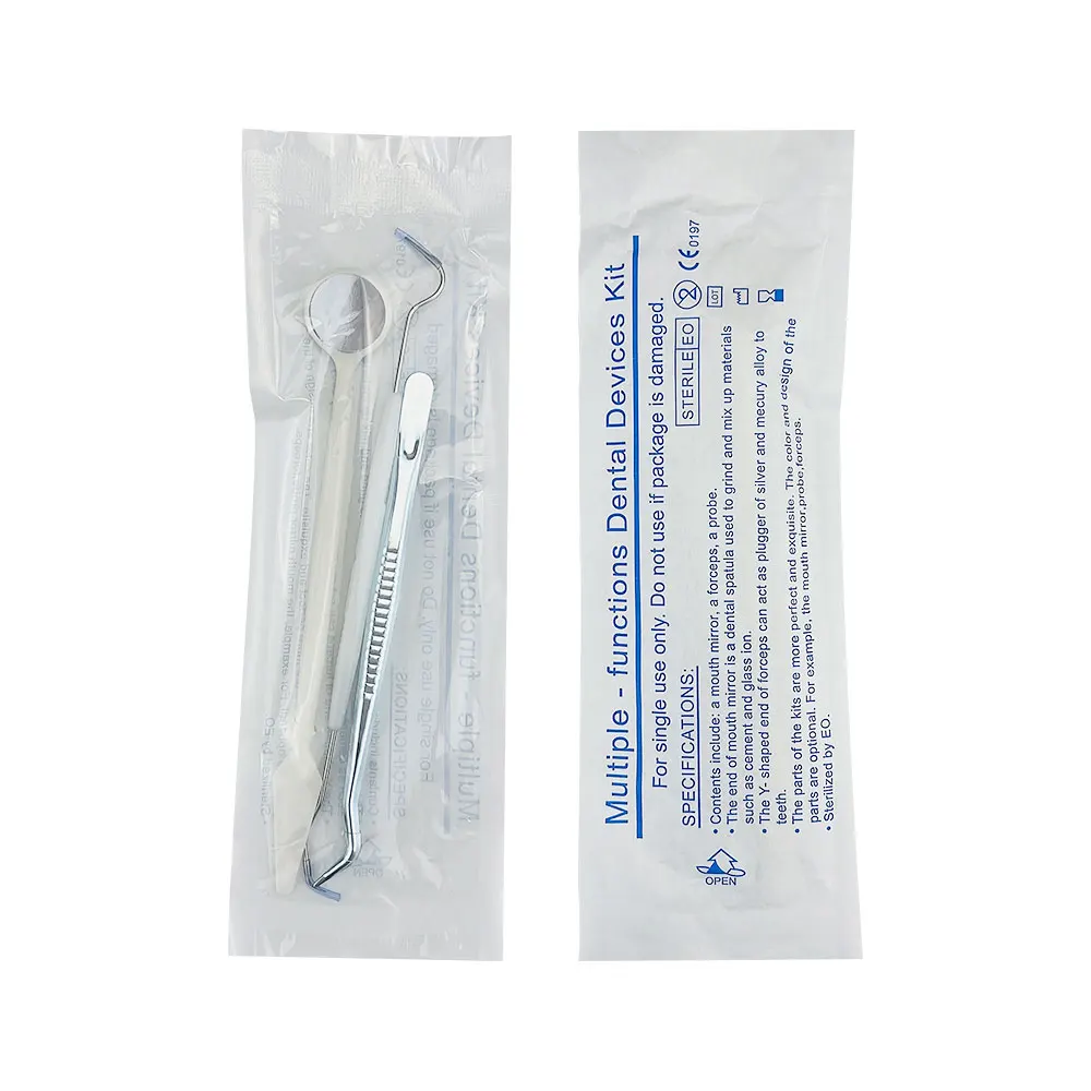 3 teile/beutel Mund Spiegel Zange Sonde Zahnarzt Werkzeug Dental Instrument  Kit