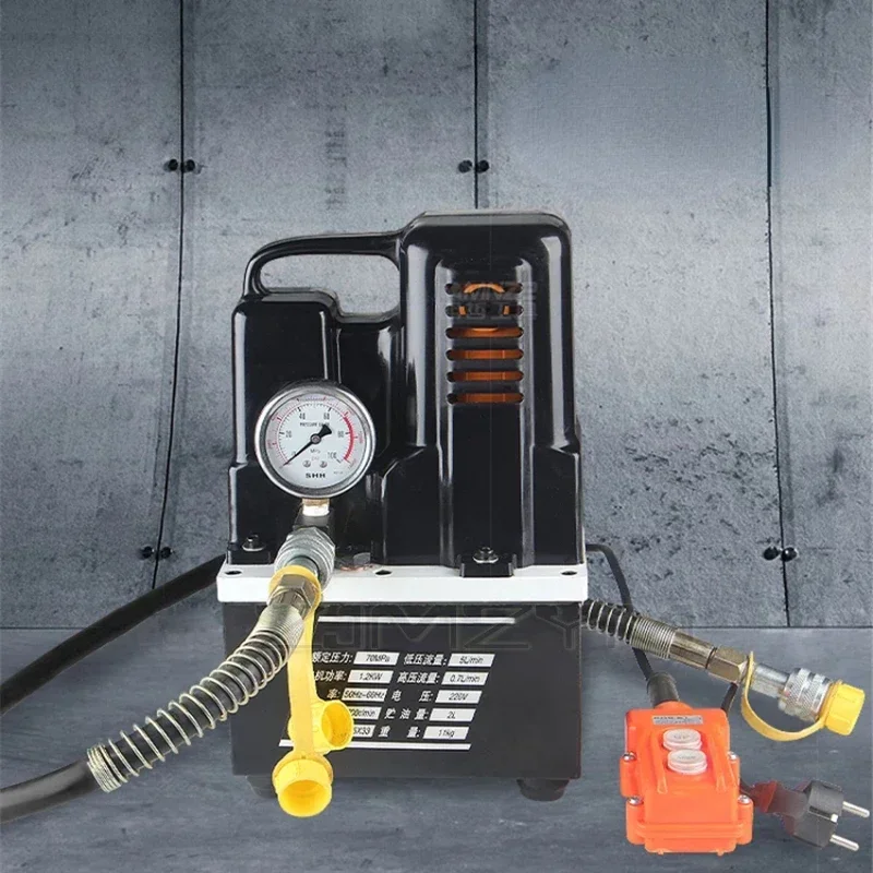 

QQ-700 Portable Electric Hydraulic Pump Ultra-small Hydraulic Station High Pressure Hydraulic Oil Pump 220V/110V 1.2KW 3700r/min