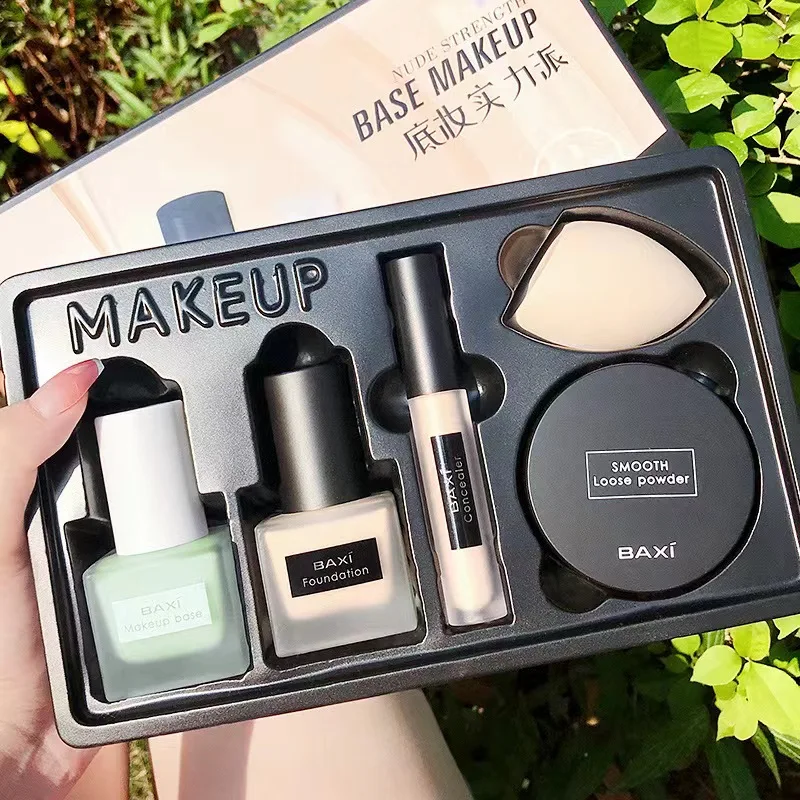 

Косметическая пудра для лица, матовый макияж, основа для макияжа, крем для лица, профессиональное скрытие темных кругов, жидкая фотокосметика