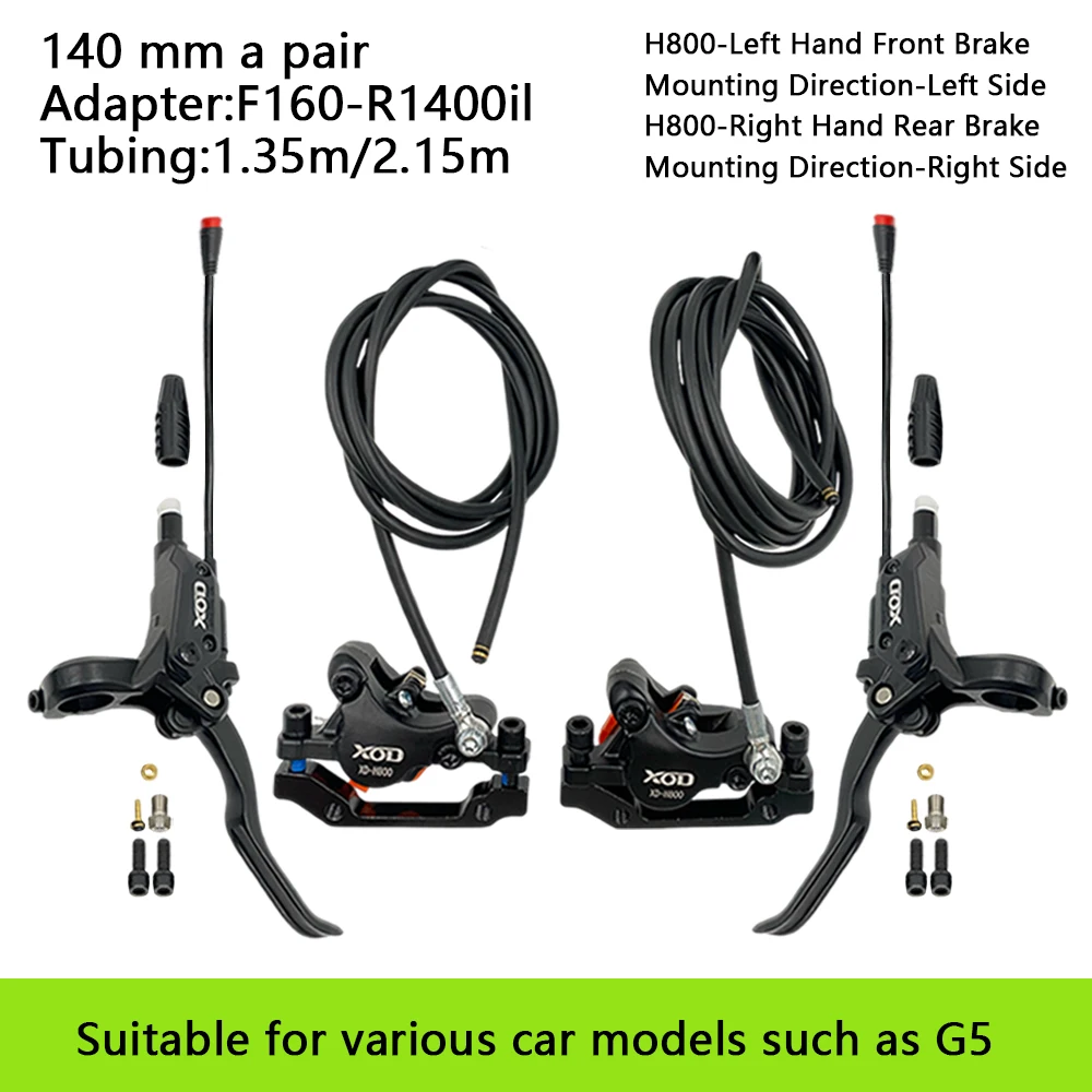 XOD Elektrorollerbremse H800/H880, mehrere Modelle, hydraulische Scheibenbremse für KUKirin G2 Master G2 MAX G3 Pro G4 G5 Zubehör – Detail 9