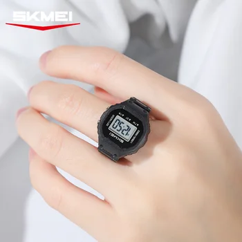 Women Rings Finger Watches Chronograph LED Party Digital Plastic Watches Lady Jewelry Rings 1