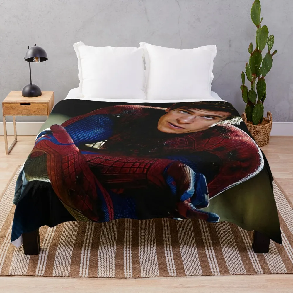 

Andrew Fighting Style Throw Blanket manga Soft Beds Soft Big Bed linens Blankets