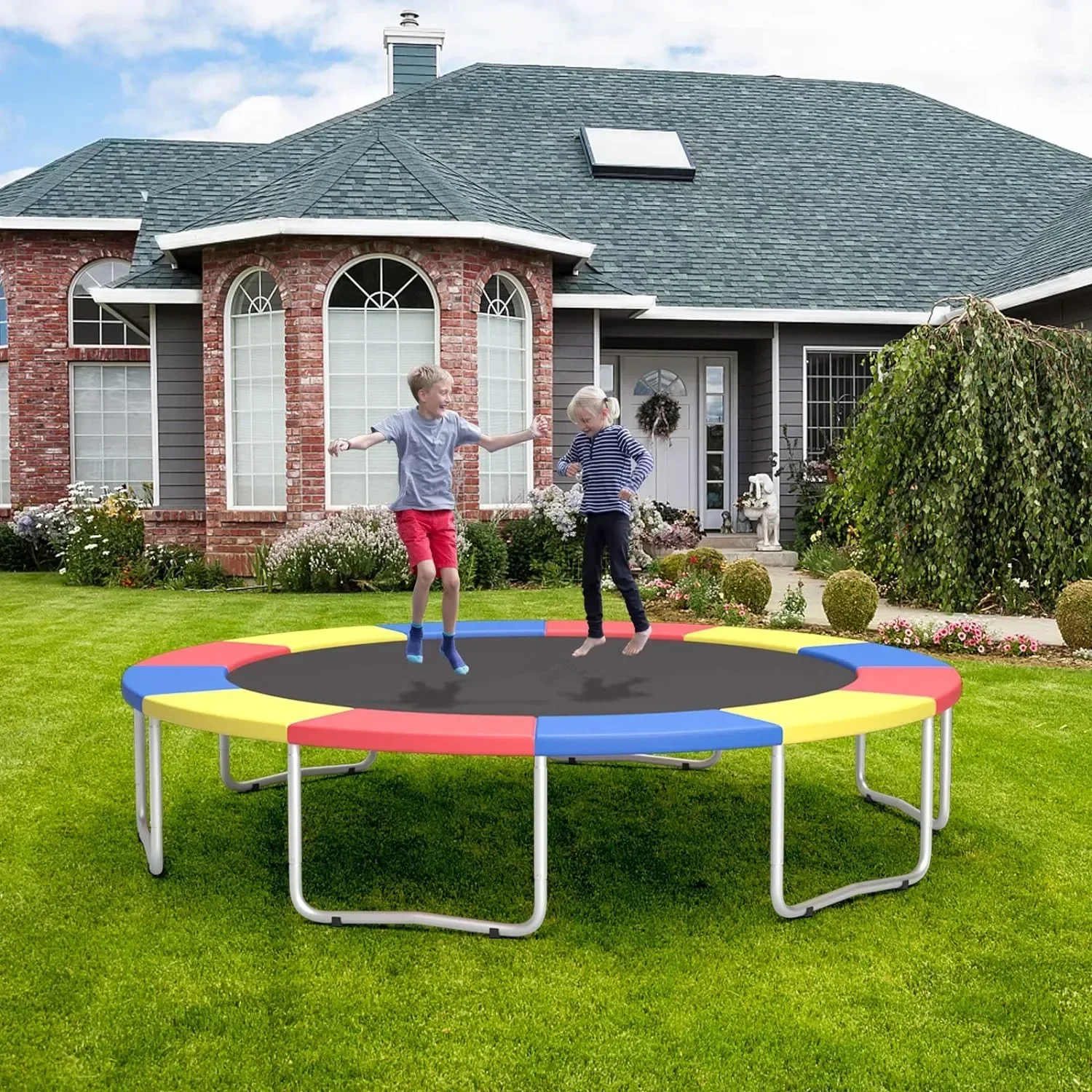 Universal Replacement Trampoline Safety Pad Mat Spring Protection Cover Fits 6ft 8ft 10ft
