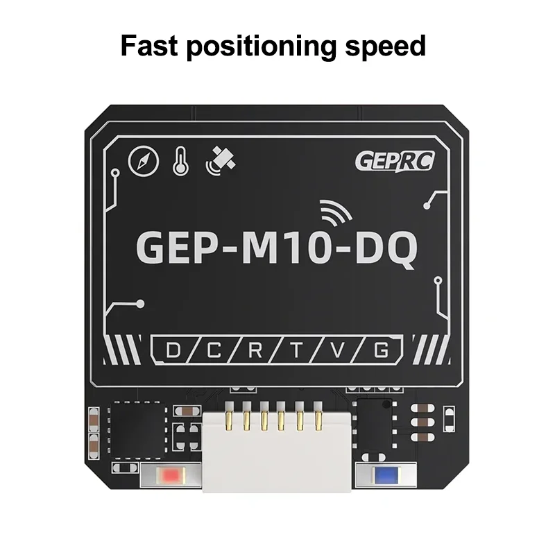 GEPRC GEP M10Q/M10 Nano/M10 Встроенная вспышка/M1025 DI/M1025 Q/M1025 MI GPS Чип U-Blox M10 имеет быстрое позиционирование thumbnail 5