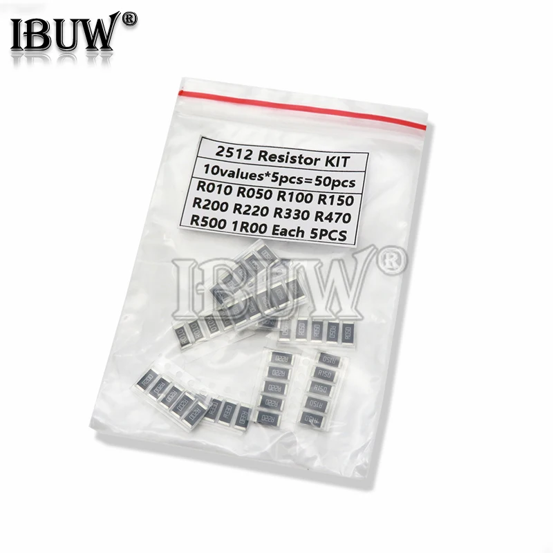 Smd Resistor 200PCS 660PCS 720PCS 4000PCS 0402 0603 0805 1206 1210 2512 SMD Resistor Kit igmopnrq Assorted Kit 10K 100K 1K 1R 100R 220R 1% 5%