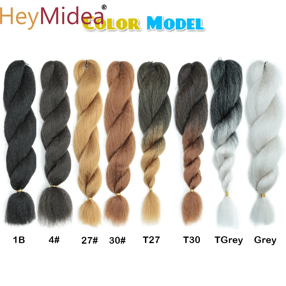 Kanikaron Vixen Crochet Kinky Curly Bulk Hair Synthetic Yaki Straight Marley Braiding Hair Extensions Ombre Crochet Braids Hair 2