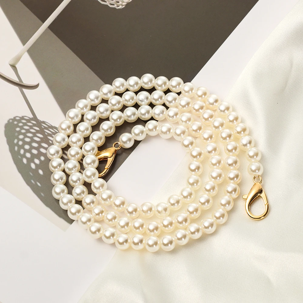 Elegant Pearl Beaded Strap – Chic Shoulder Bag Chain Accessory