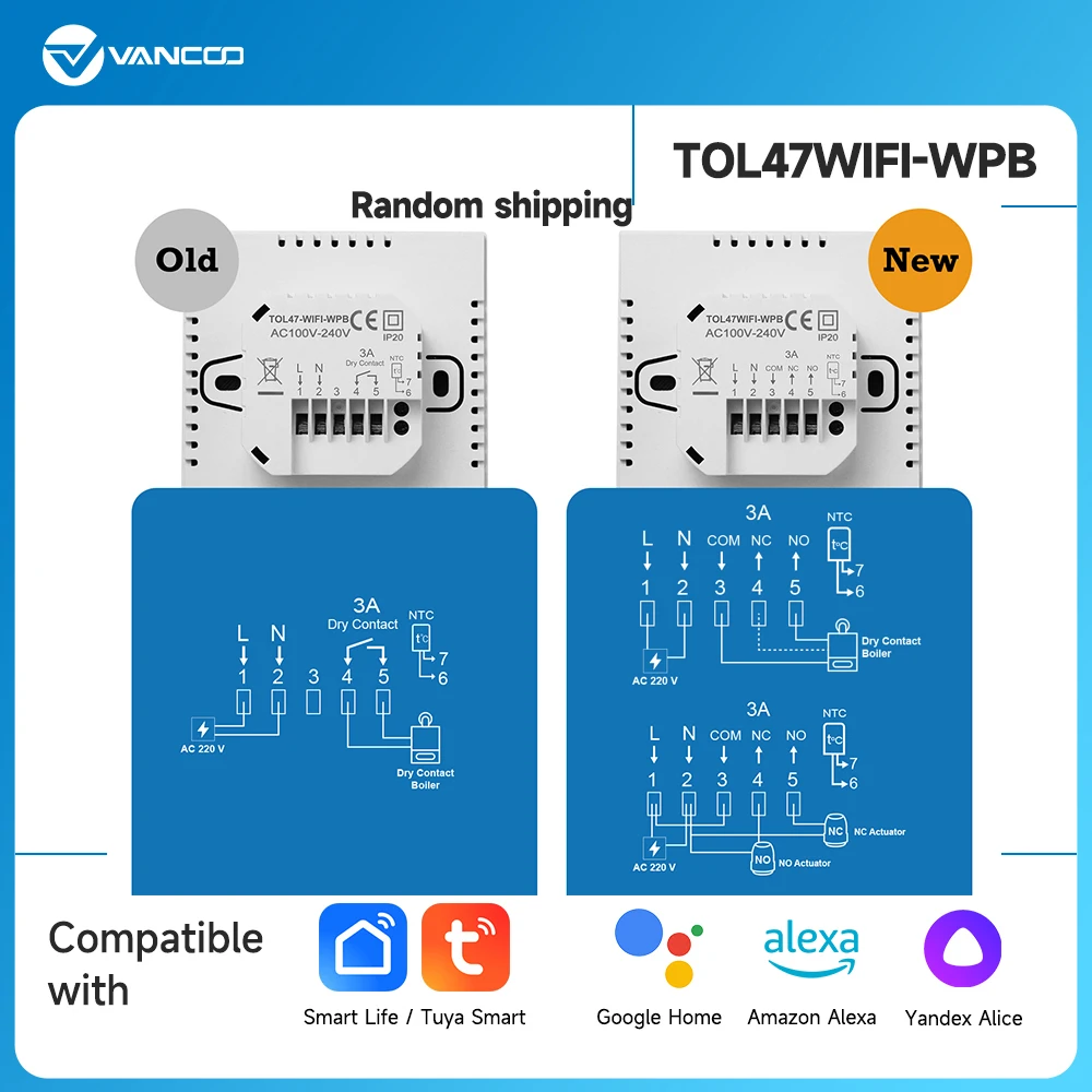 Warm Floor WiFi Thermostat for Electric/Boiler/Water Underfloor Heating Controll