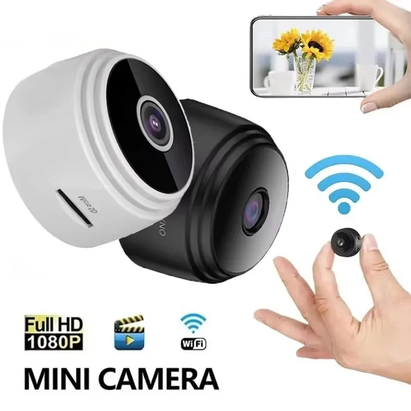 WiFi 모니터링 카메라 무선 비디오 레코더 보안 보호 HD 미니 카메라 유아용 애완동물용 스마트 홈 모니터링 카메라