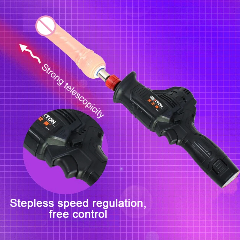 Electric Drill Automatic Telescopic Thrusting Sex Love Machine Gun Female Masturbation Dildo Adult Sex Toys 0-3000rpm sex toy
