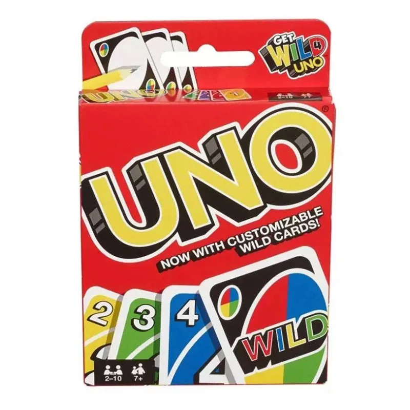 Mattel UNO-FLIP Card Game Iron Box genuine UNO Family Fun Fun Playing Cards  children's board game card toy Gift - AliExpress