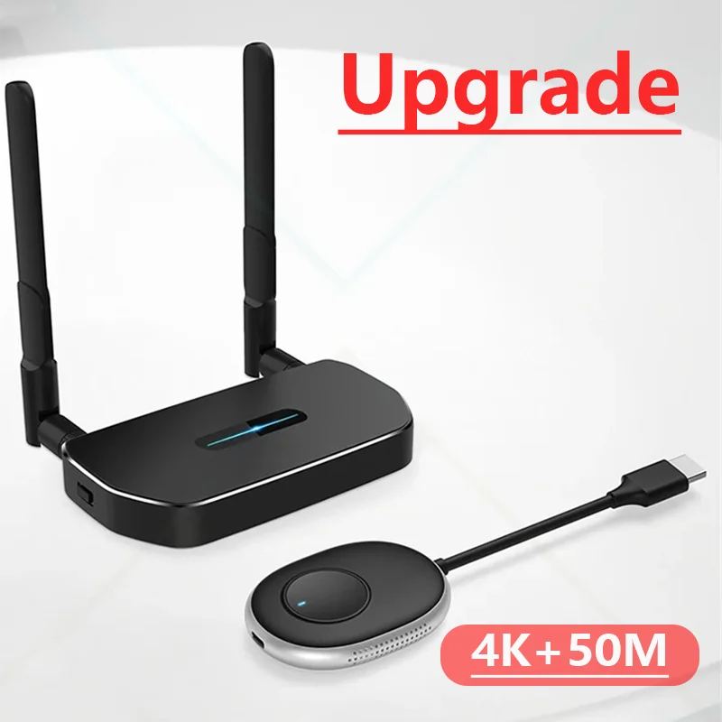 5G 50M Wireless HDMI Extender Video Transmitter and Receiver 1 To 4 4K Screen Share Switch for PS4 Camera PC To TV Stick