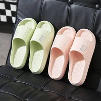 Fashion Women's Slippers Indoor Soft Sole Cartoon Bear Print Slides Bathroom EVA Indoor Men Summer Outdoor Cool Shoes Couple 2