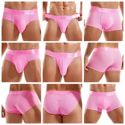 JOCKMAIL Sexy Men's Bikini Underwear  Ultra-thin Breathable Boxer briefs Quick-drying Mesh Beach Shorts Male Swimming Trunks