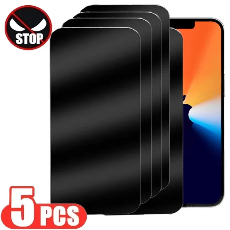 Anti Spy Glass Privacy Screen Protectors for iPhone 16 11 12 13 14 15 PRO MAX Plus X XS MAX XR
