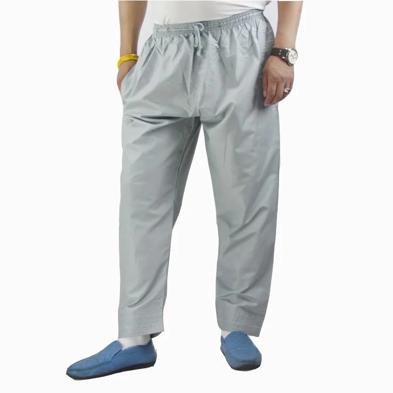 Men Abaya Arab Muslim Islamic Trousers Arabic Ramadan Pants Saudi Arabia Mubarak Pakistan Clothing Wide Leg Loose Cotton Bottoms