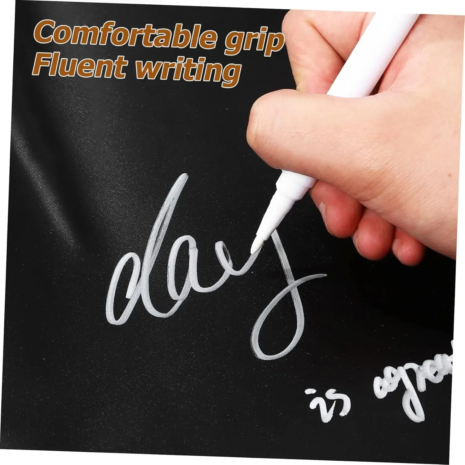 Erasable White Liquid Chalk Pen Marker Glass Windows Blackboard Stickers Liquid Ink Pen Used on Chalkboard Window White Pen