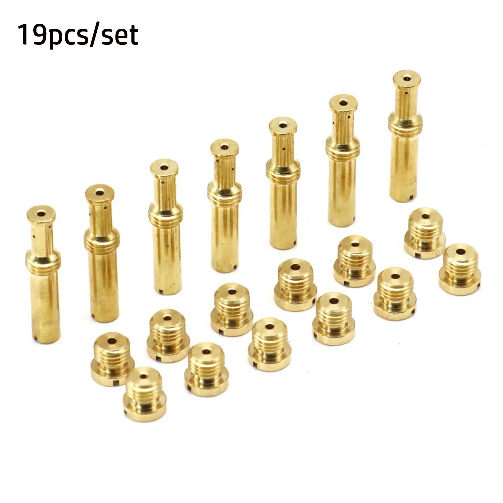 

19x Auto Jet Assortment Kit For S&S Cycle Super B E G Carbs Carburetors Copper Engines Engine Parts 7 Intermediate 12 Main Jets